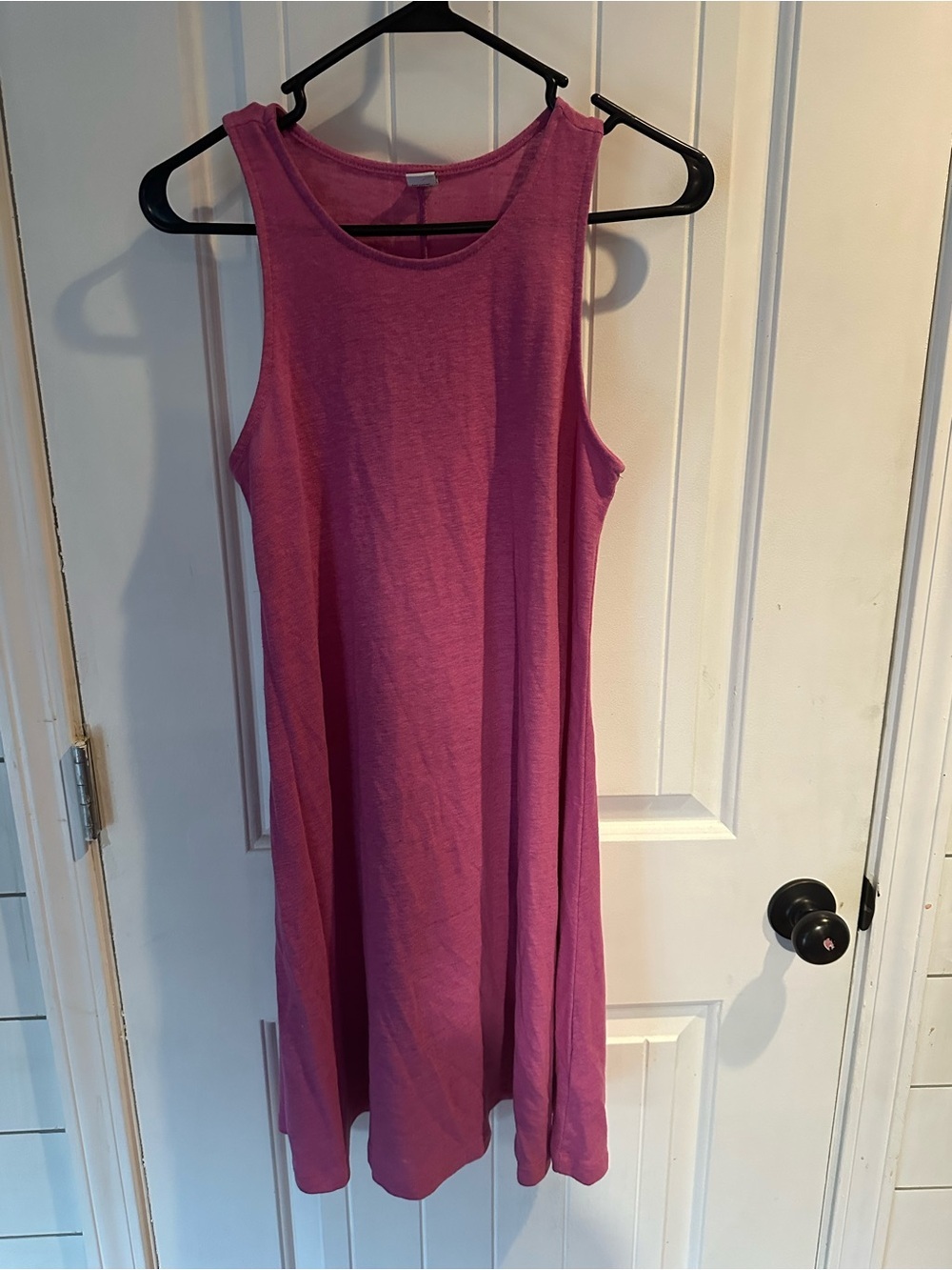 Old Navy Sleeveless Midi Dress in Rose Pink linen blend